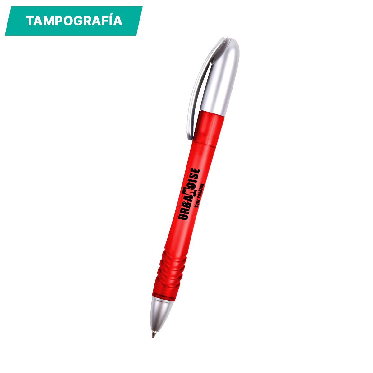 Bolígrafo de plástico Tenerife. - Vista 6