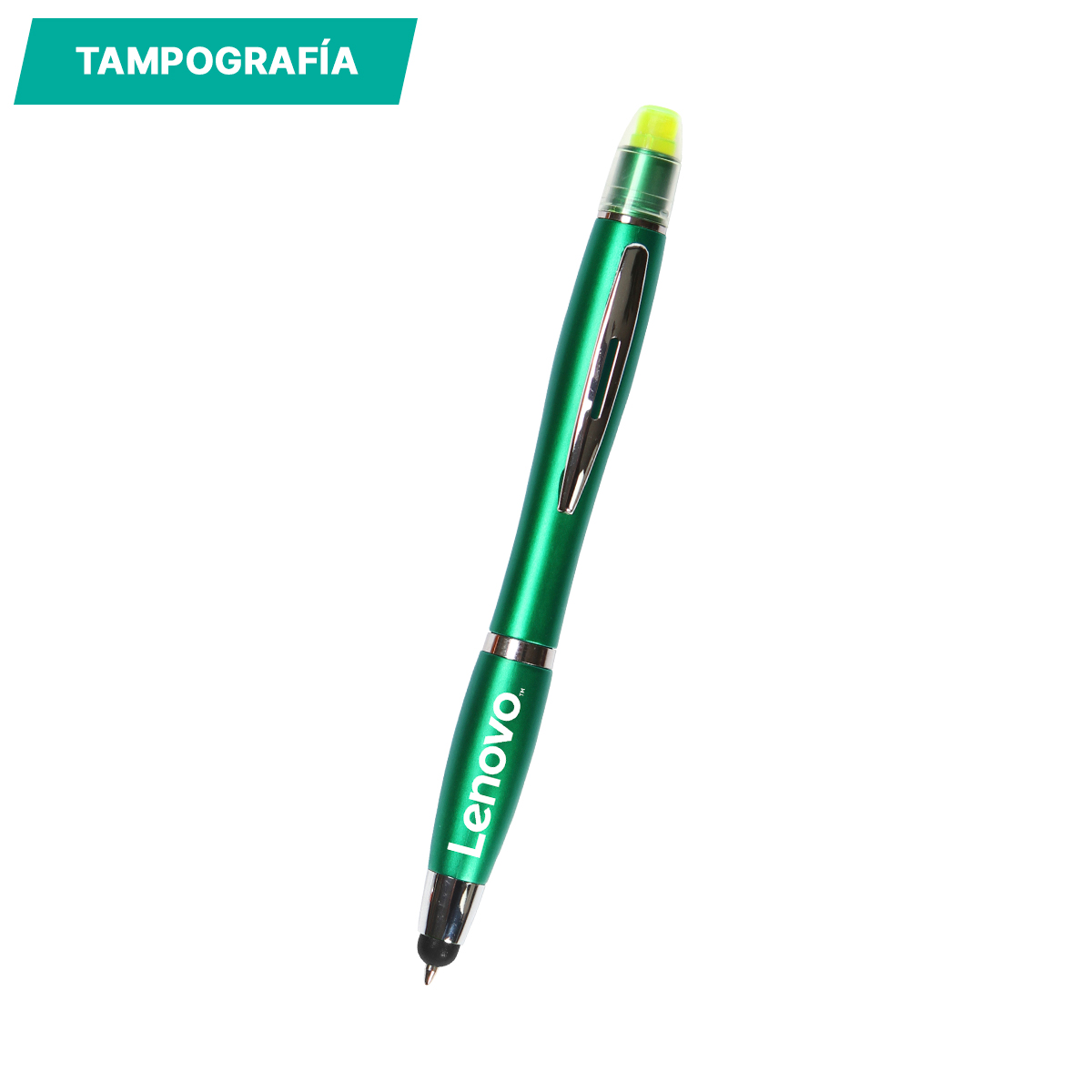 Bolígrafo de plástico Luki. - Vista 11