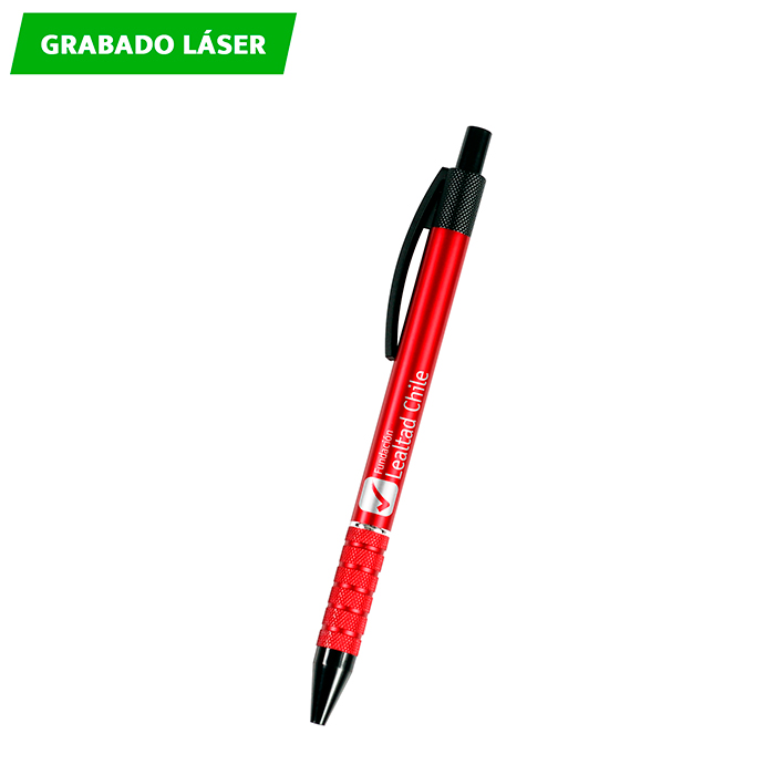 Bolígrafo metálico de aluminio Zubay. - Vista 9
