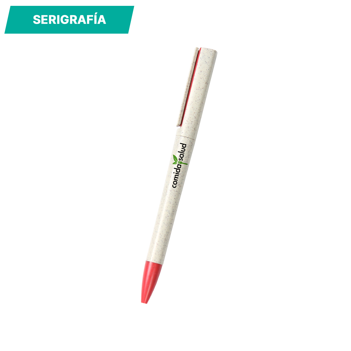 Bolígrafo en fibra de trigo Alcalá. - Vista 6