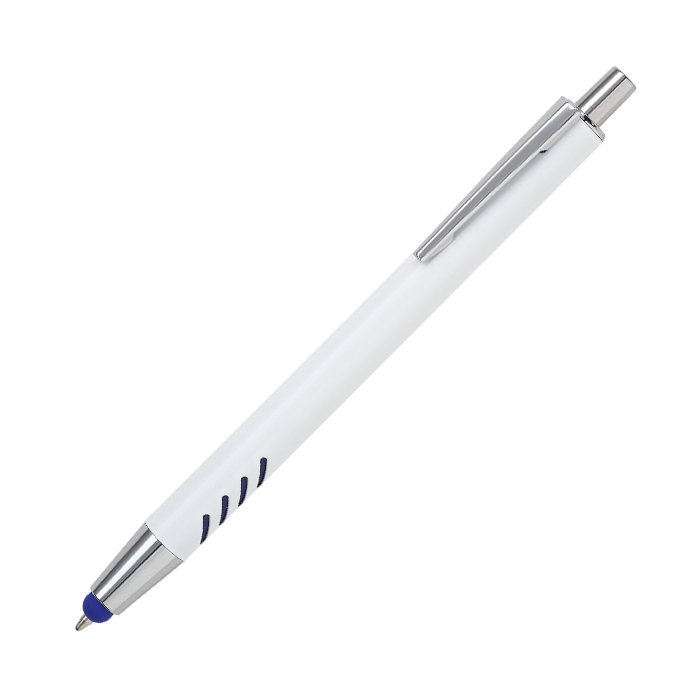 Bolígrafo de aluminio blanco Forli. - Vista 11