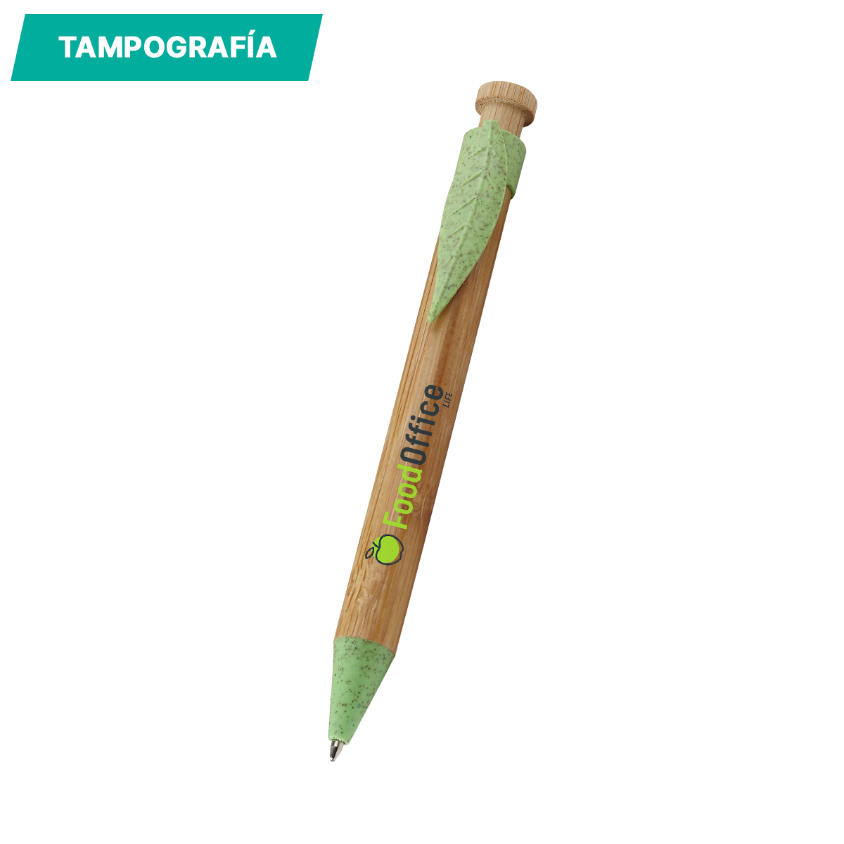 Bolígrafo de bambú Tudela. - Vista 10