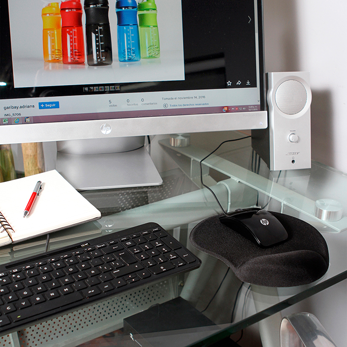 Mouse pad con soporte de silicón. - Vista 9