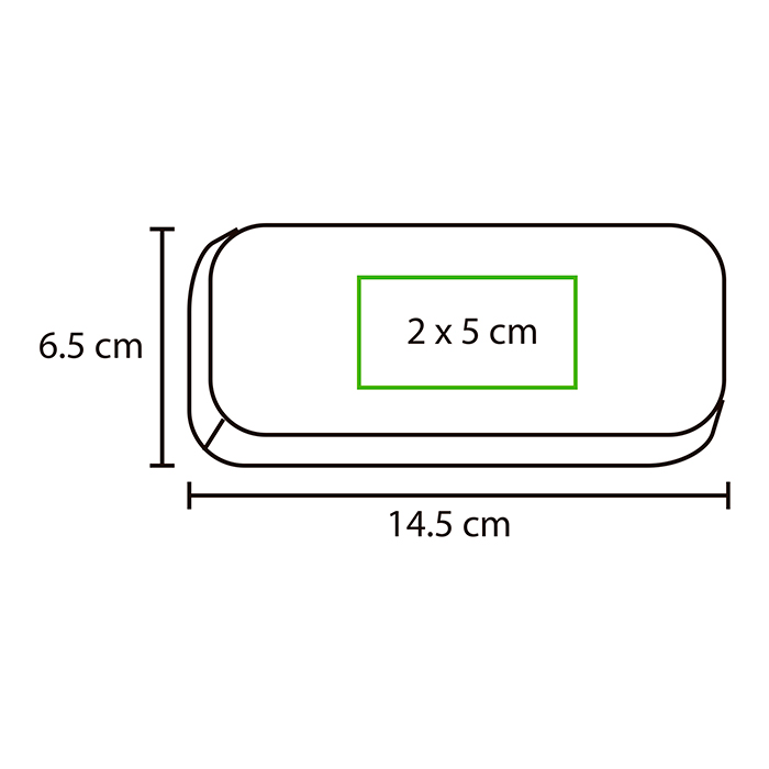Estuche metálico rectangular. - Vista 5