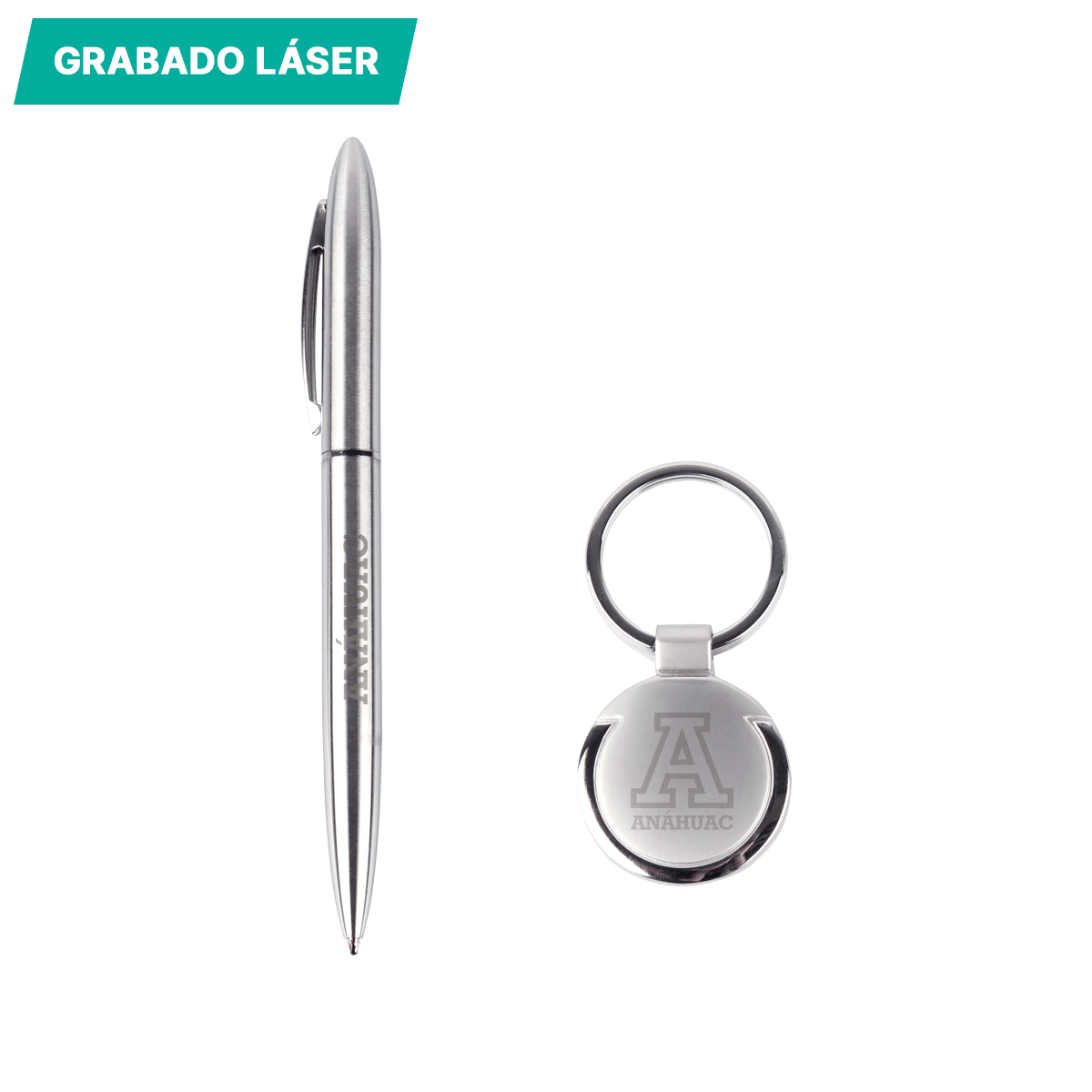 Set de llavero con bolígrafo Condesa. - Vista 10