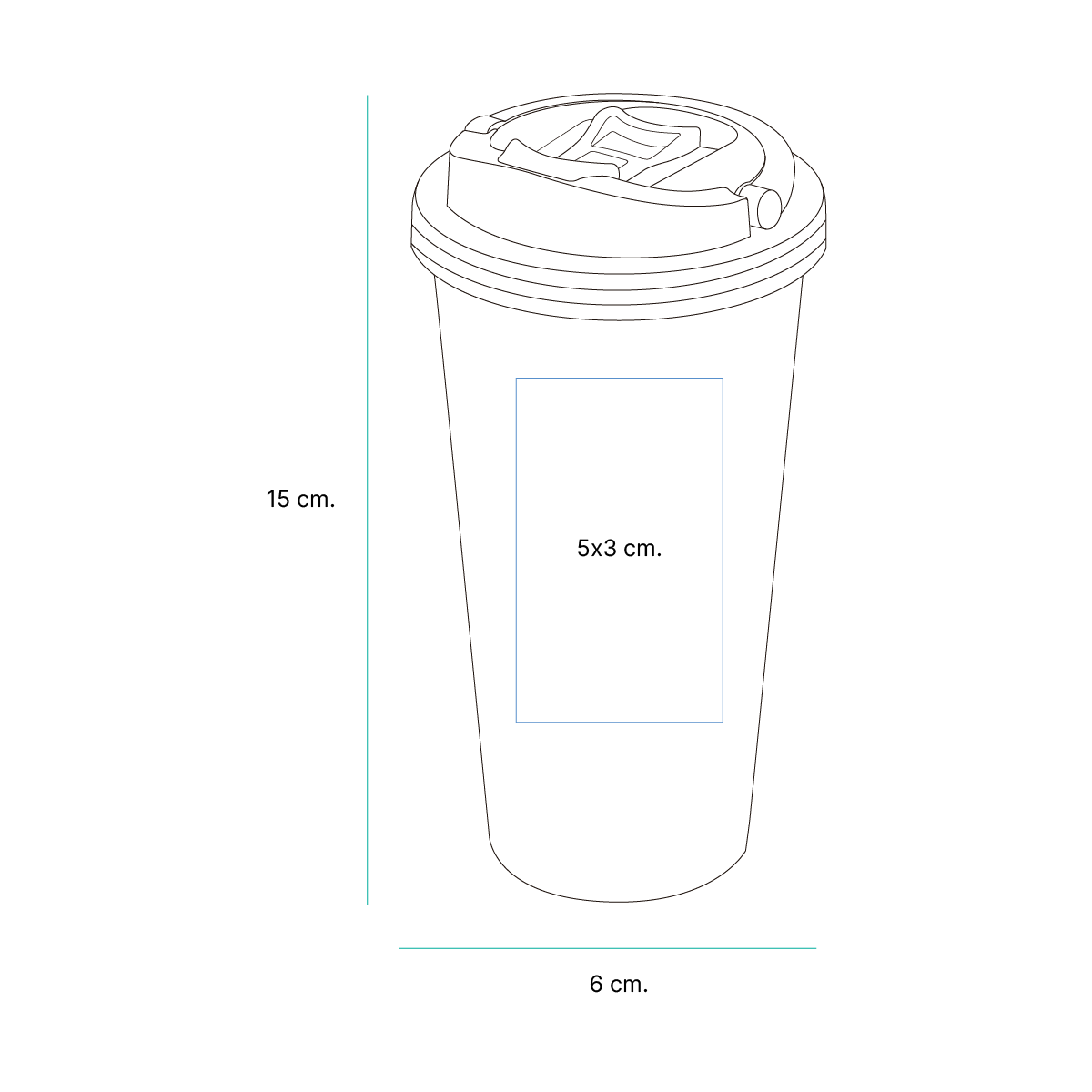 Vaso de aluminio. - Vista 10