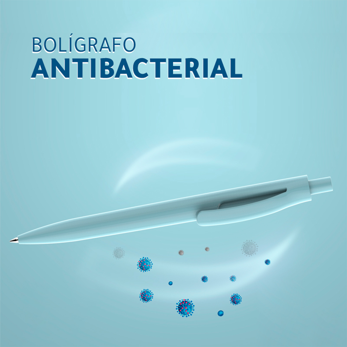 Bolígrafo antibacterial. - Vista 9