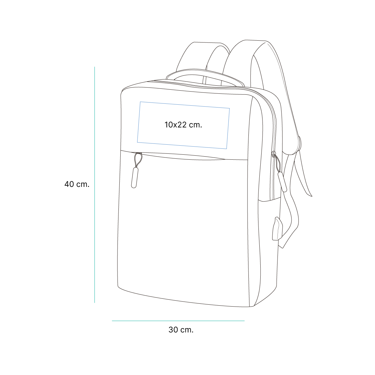 Backpack Rayyán. - Vista 11