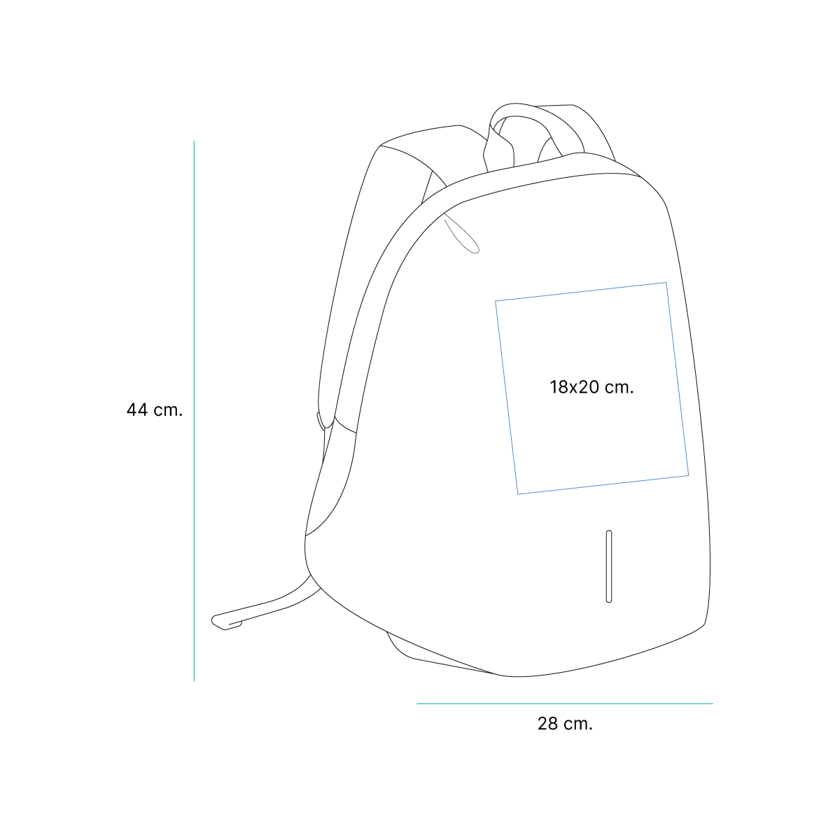 Backpack Zuluf. - Vista 12
