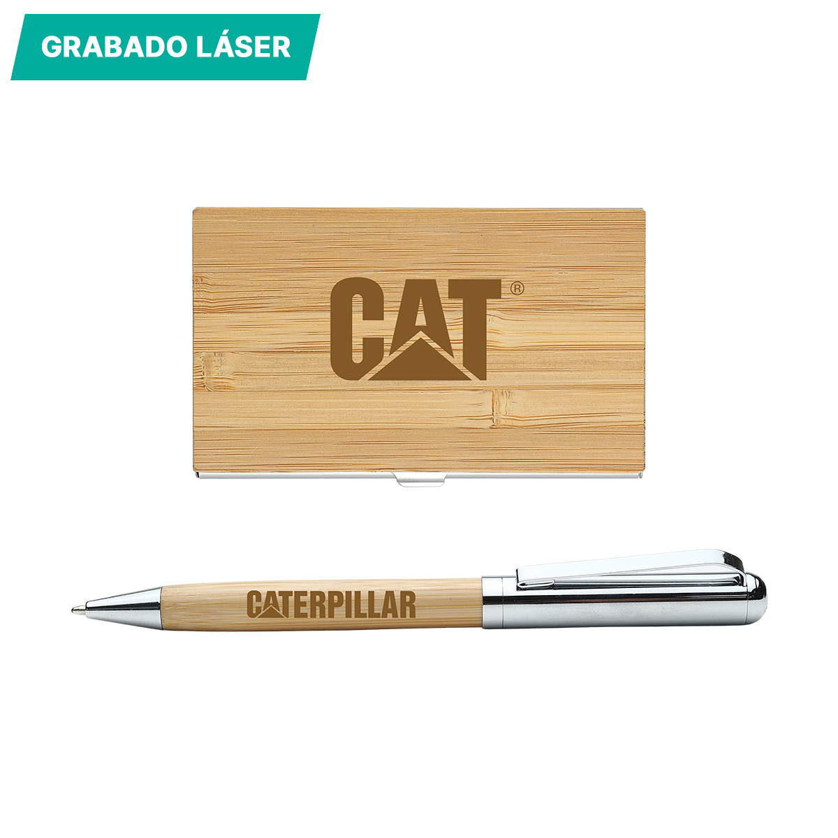 Set de pluma y tarjetero Daraya. - Vista 10