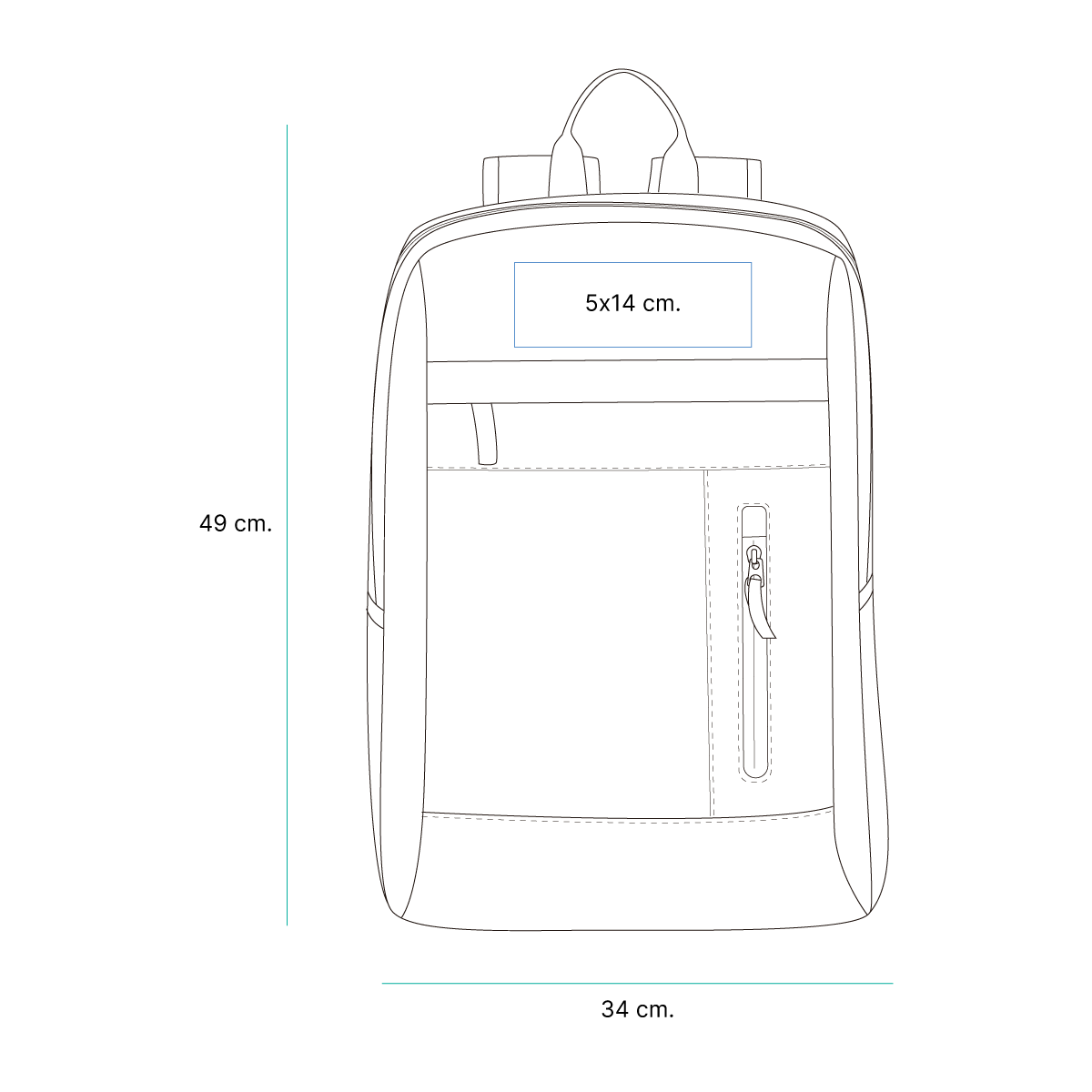 Backpack Tirana. - Vista 10