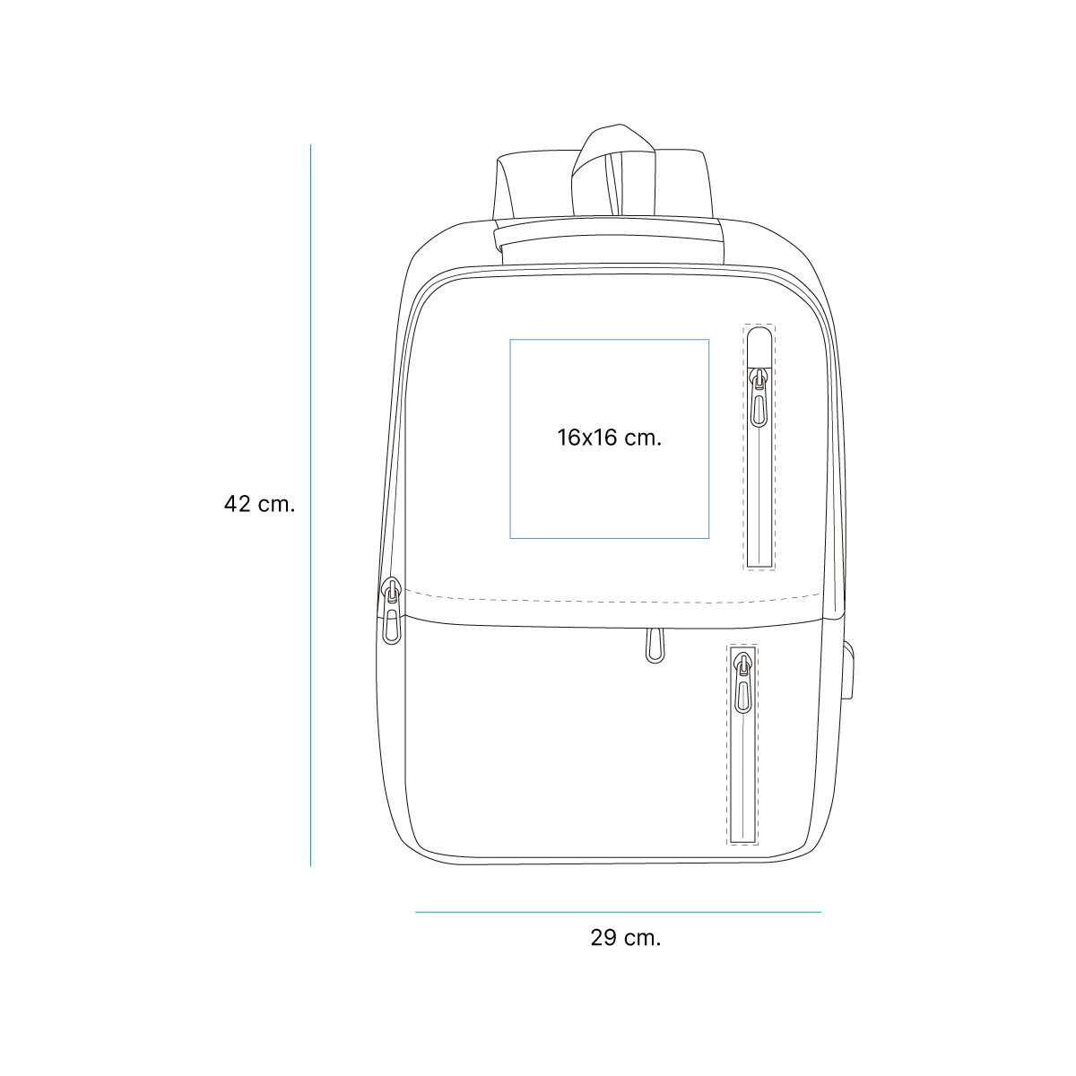 Mochila Bondy. - Vista 12