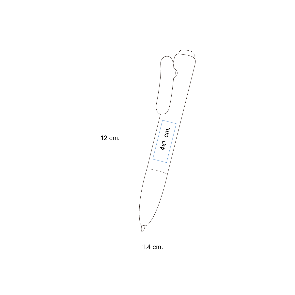 Bolígrafo Wazin. - Vista 14