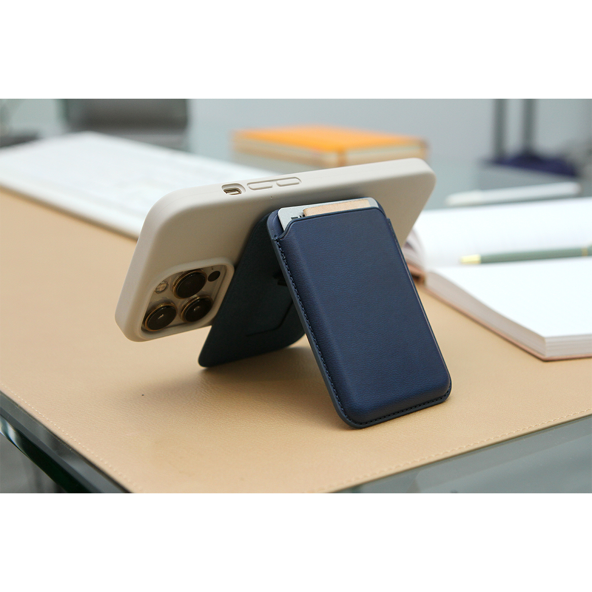 Tarjetero con soporte para celular Bardia. - Vista 10