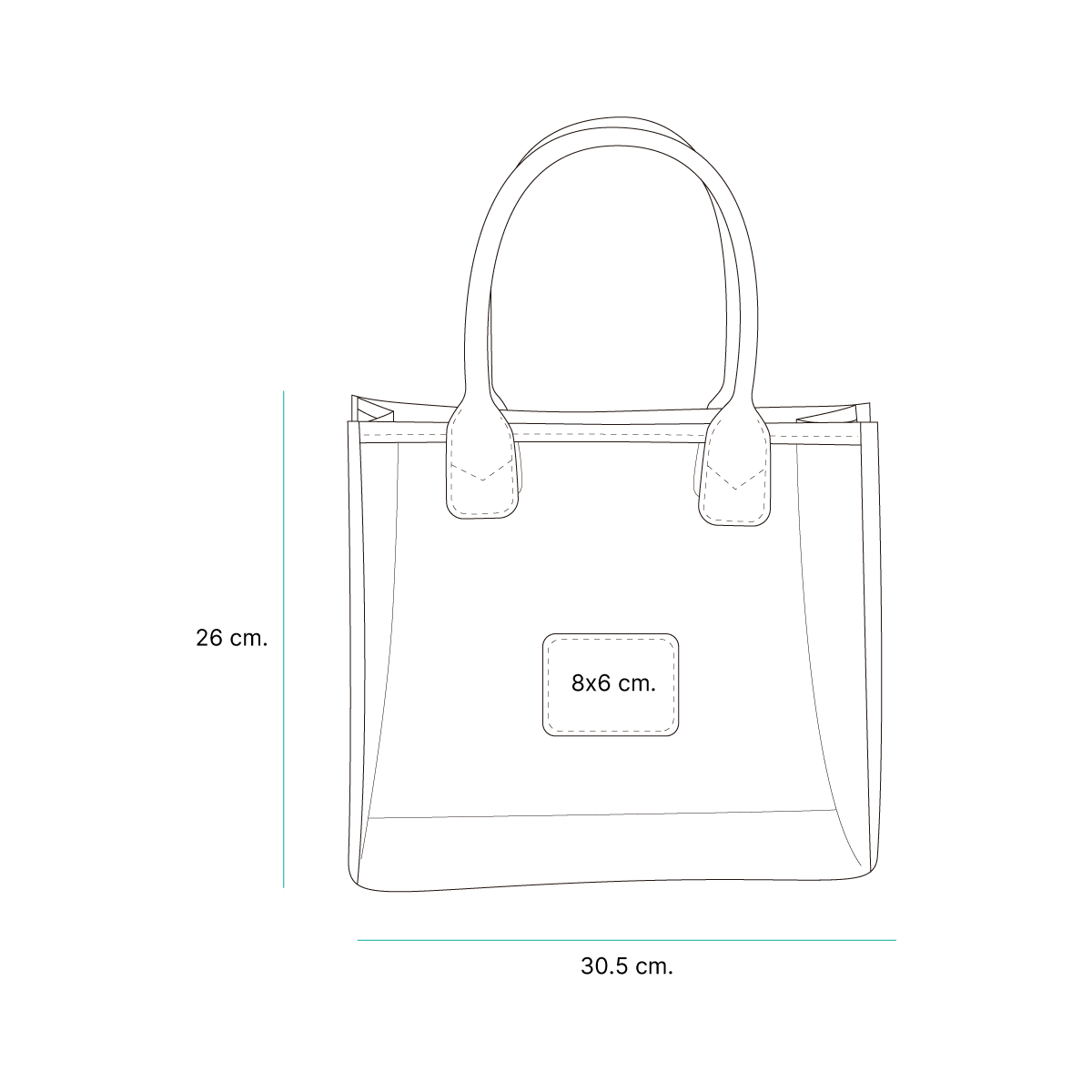 Bolsa de mano Madan. - Vista 9